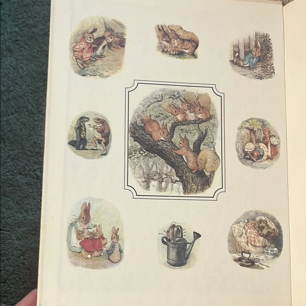 1980 Edition Peter Rabbit Giant Treasury Book - Picture 2 of 7